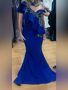 Women’s Royal Blue Evening Mermaid Dress